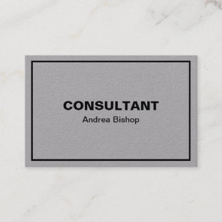 Einfache Clean Frame Classic Business Card Visitenkarte