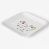 Einfache Cocktailgetränke im New Years Party Aquar Pappteller (Gewinkelt)