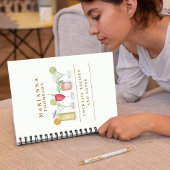 Einfache Cocktailgetränke in Wasserfarben - stilvo Notizblock