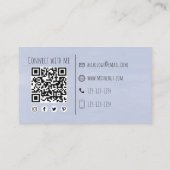 Einfache Cocktails Drinks Barkeeper Visitenkarte (Rückseite)