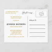 Einfache Collage | Einladung zur Graduiertengruppe (Rückseite)