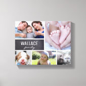 Einfache Collage für moderne Fotos Leinwanddruck (Vorderseite)