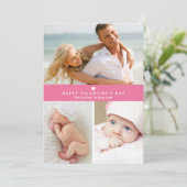 Einfache Collage | Rosa (Stehend Vorderseite)