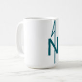 Einfache Compass-Rose Kaffee-Tasse Kaffeetasse (Vorderseite Links)