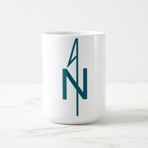 Einfache Compass-Rose Kaffee-Tasse Kaffeetasse