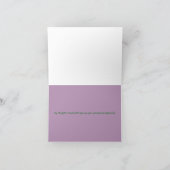 Einfache Condolence-Karte Karte (Innenseite)