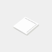 Einfache Coole grauweiße Liste zu tun Post-it Klebezettel (angewinkelt)