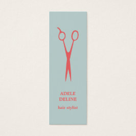 Einfache Coole Hair Stylist-Terminkarte