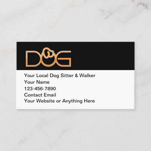 Einfache Coole Hundeschlifffahrt Visitenkarte (Vorderseite)