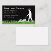 Einfache Cowboy Theme Rasenmäher-Visitenkarte Visitenkarte (Vorne/Hinten)