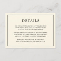 Einfache Cream Monogram Elegante Hochzeit