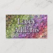 Einfache Crochet Art Business Card Visitenkarte (Vorderseite)