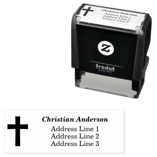 Einfache Cross-Rücksendeadresse Permastempel (Beispiel)