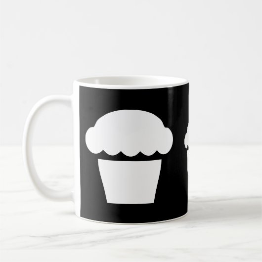 einfache Cupcakes / Muffins Kaffeetasse (Links)