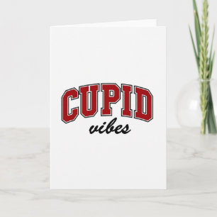 Einfache Cupid Vibes Grußkarte Karte