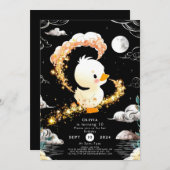 Einfache Custom Duck Birthday Einladung (Vorne/Hinten)
