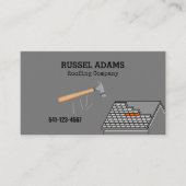 Einfache Dachgeschosskarte Visitenkarte (Vorderseite)