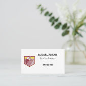 Einfache Dachgeschosskarte Visitenkarte (Stehend Vorderseite)