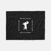 Einfache Dackel kundengerecht Fleecedecke (Vorderseite (Horizontal))