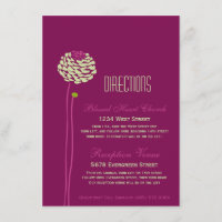 Einfache Dahlia - Lila und grüne Anfahrtsorte einf