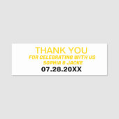 EINFACHE DANK NAMENSSCHILD (Vorderseite)