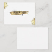 Einfache Dankbarkeit: Eine Danksagkarte Mitteilungskarte (Vorne/Hinten)