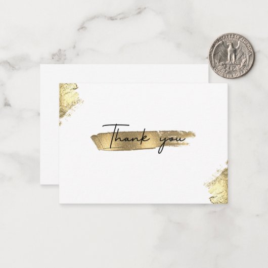 Einfache Dankbarkeit: Eine Danksagkarte Mitteilungskarte (Vorderseite/Rückseite Beispiel)