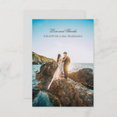 Einfache Dankeschön-Karte mit Foto-Vollblut Dankeskarte (Vorne/Hinten)