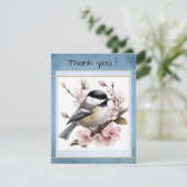 Einfache Dankeskarte (Stehend Vorderseite)