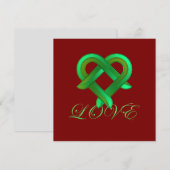 Einfache Dankeskarten Einladung (Vorne/Hinten)