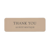 Einfache Danksagung (Vorne)