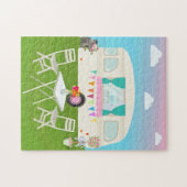 Einfache Darstellung der Reiseszene Puzzle (Horizontal)