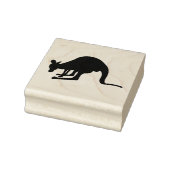 Einfache Darstellung des australischen Kangaroo be Gummistempel (Stempel)