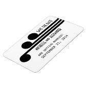 Einfache Deko Chic Speichern Sie das Date Magnet, Magnet (Linke Seite)