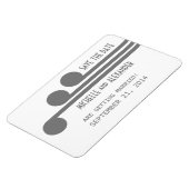 Einfache Deko Chic Speichern Sie das Date Magnet, Magnet (Linke Seite)