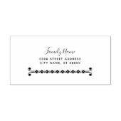 Einfache dekorative Briefmarke aus Kautschuk Permastempel (Design)