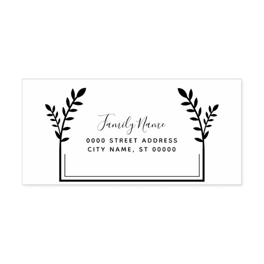 Einfache dekorative Briefmarke aus Kautschuk Permastempel (Design)