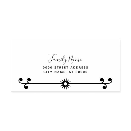 Einfache dekorative Briefmarke aus Kautschuk Permastempel (Design)