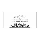 Einfache dekorative Briefmarke aus Kautschuk Permastempel (Design)