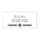 Einfache dekorative Briefmarke aus Kautschuk Permastempel (Design)