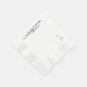 Einfache, delikate französische Lavendelhochzeit Serviette (Ecke)