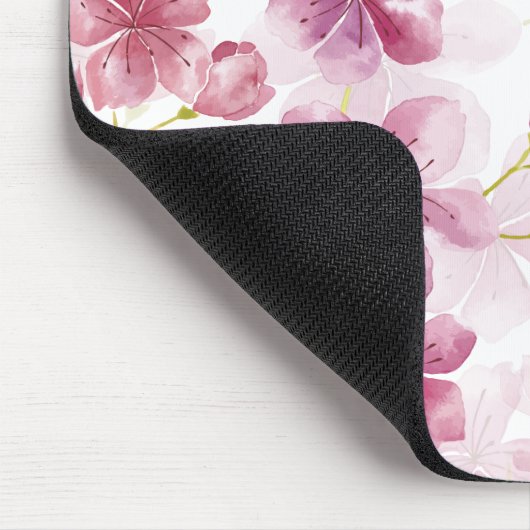 Einfache dennoch elegante Kirschblüte | Mousepad (Ecke)