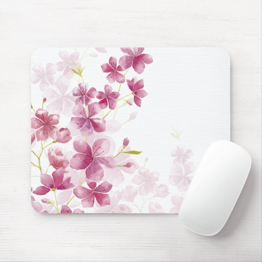 Einfache dennoch elegante Kirschblüte | Mousepad (Mit Mouse)