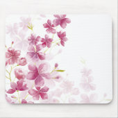Einfache dennoch elegante Kirschblüte | Mousepad (Vorne)