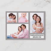 Einfache Design Fotografie Bilder Kontaktkarte Visitenkarte (Vorderseite)