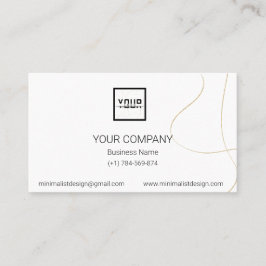 Einfache Design QR Code Berufliche Visitenkarte