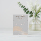 Einfache Designer Schmuck Necklace Holder Display Visitenkarte (Stehend Vorderseite)