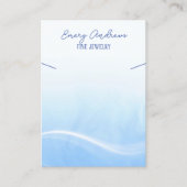 Einfache Designer Schmuck Necklace Holder Display Visitenkarte (Vorderseite)