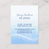 Einfache Designer-Schmuckhalterung Anzeige Visitenkarte (Rückseite)