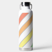 Einfache Diagonalstreifen Trinkflasche (Vorderseite)